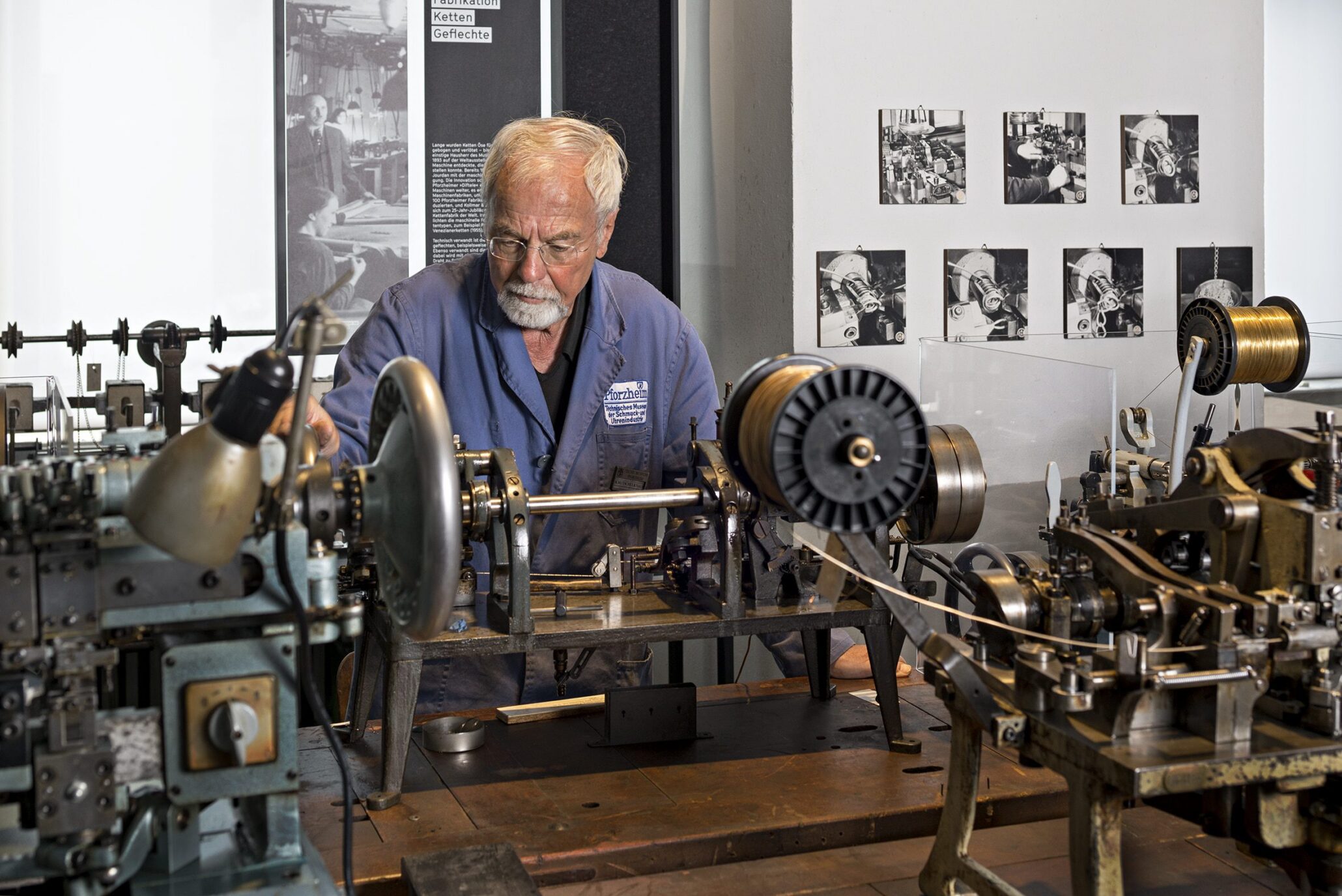Kettenmaschinen im Technischen Museum